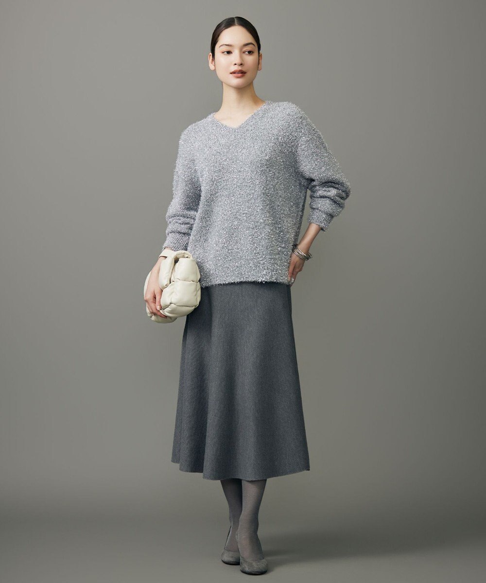 自由区 S 【カタログ掲載】フェザーラメプルオーバー ニット 