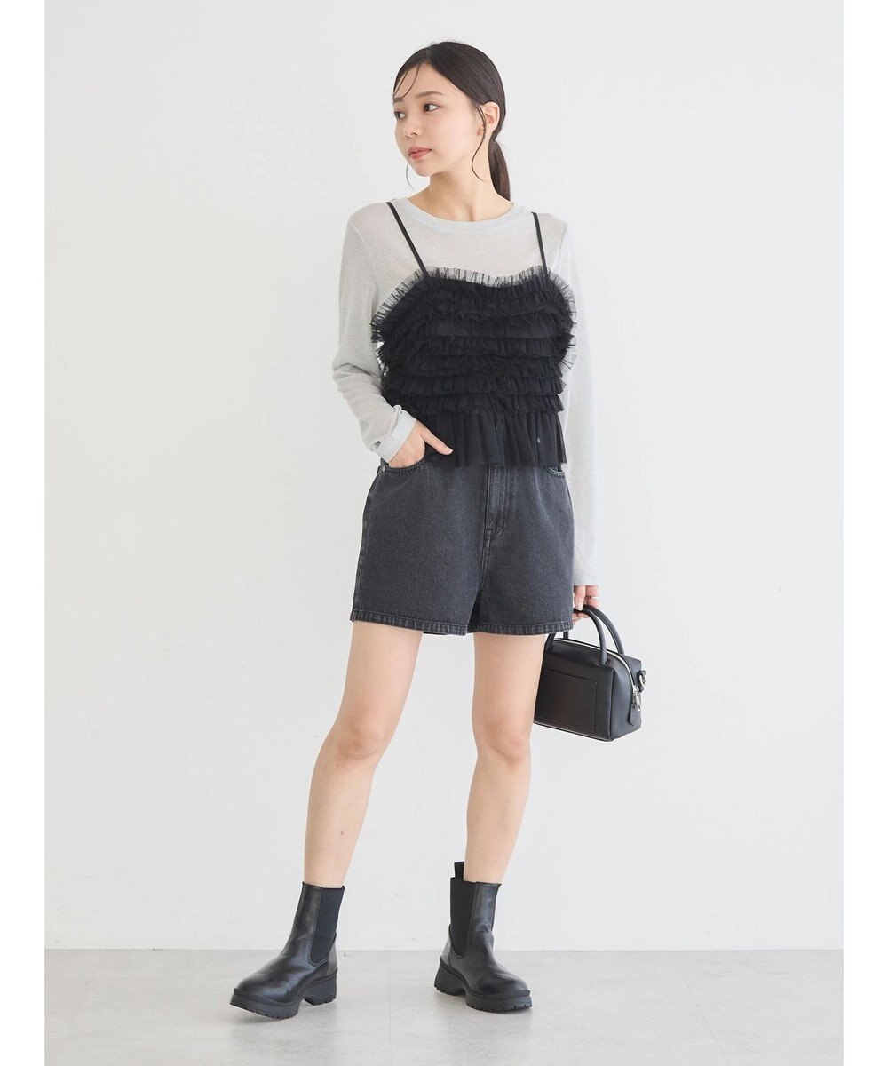 earth music&ecology チュールビスチェ 