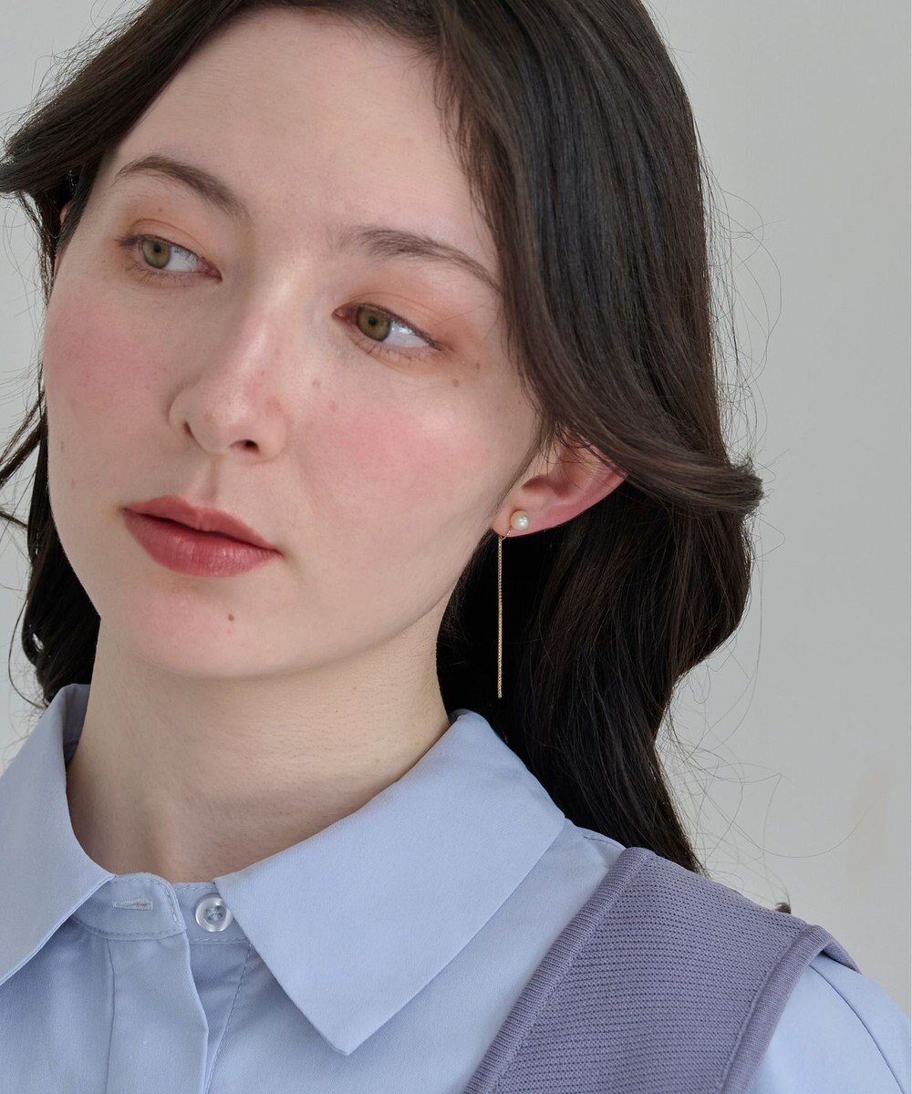 Phoebe 2wayベーシックパールエレガントイヤリング 