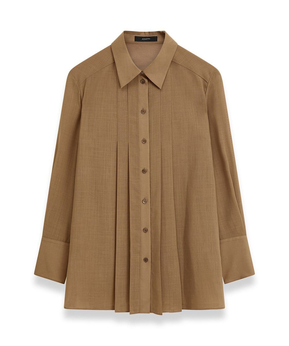 JOSEPH ウィンターボイル　プリーツシャツ 