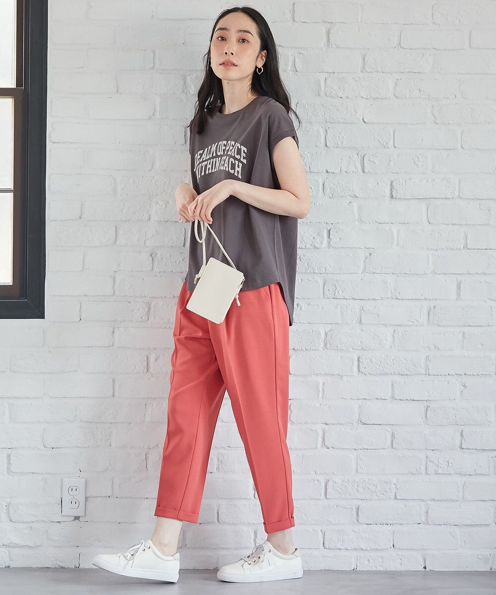 ANY 【接触冷感/UVケア】ノースリーブロゴTシャツ 