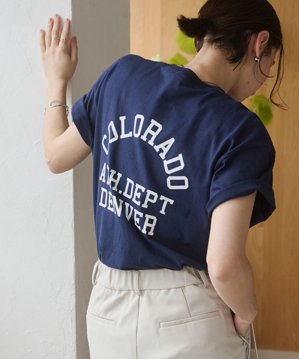 WEGO 【ANGIE VINTAGE】カレッジロゴプリントTee 