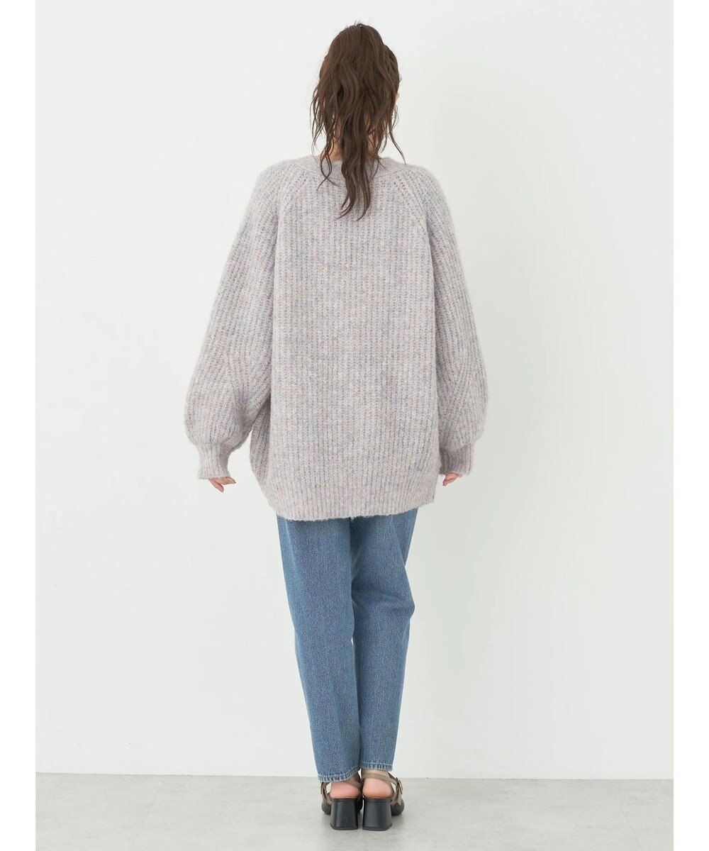 earth music&ecology フワフワＭＩＸヤーンカーディガン 