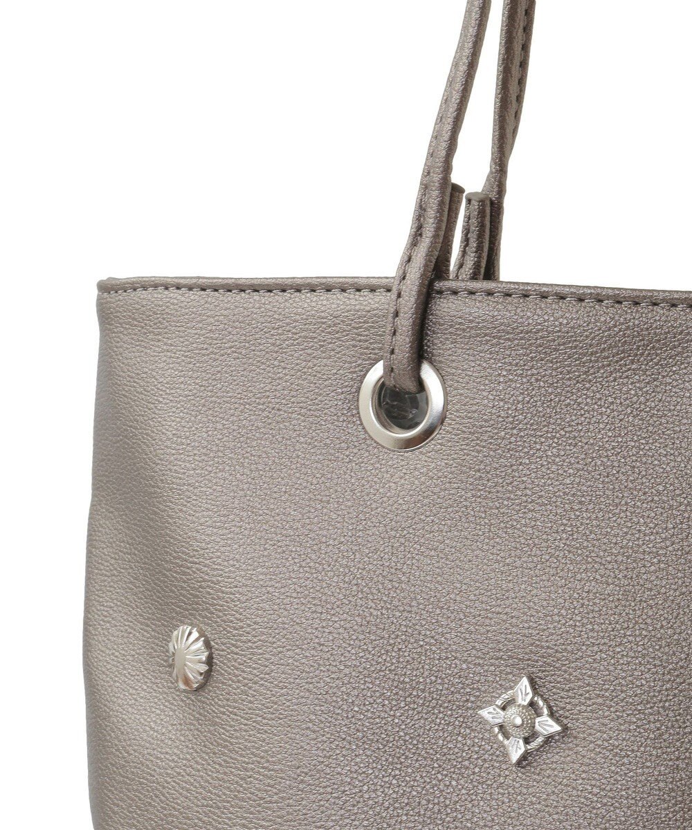 Green Parks ａｎｄｍｉｋｋａ．スタッズ付Ａ４トートバッグ 