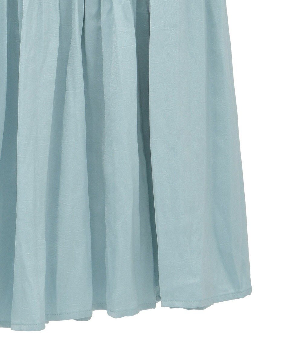 YECCA VECCA ランダムプリーツサテンマーメイドスカート 