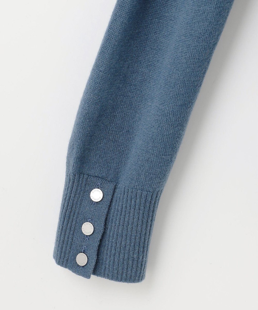 J.PRESS LADIES 【洗える】SOFT TOUCH WOOL 立ち襟 ニット 