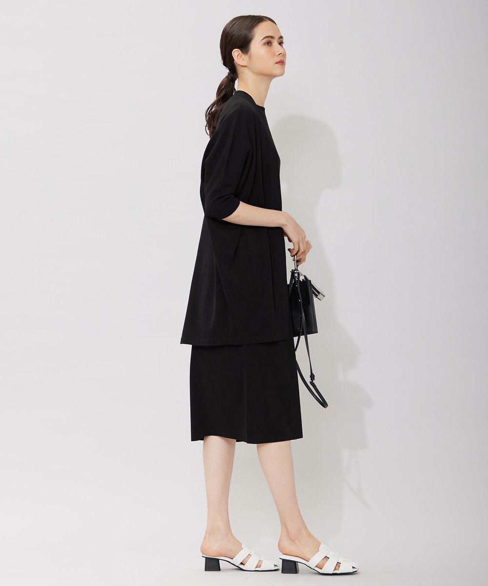 ICB 【洗える】ドライコットンアセテート ドルマンスリーブカーディガン 