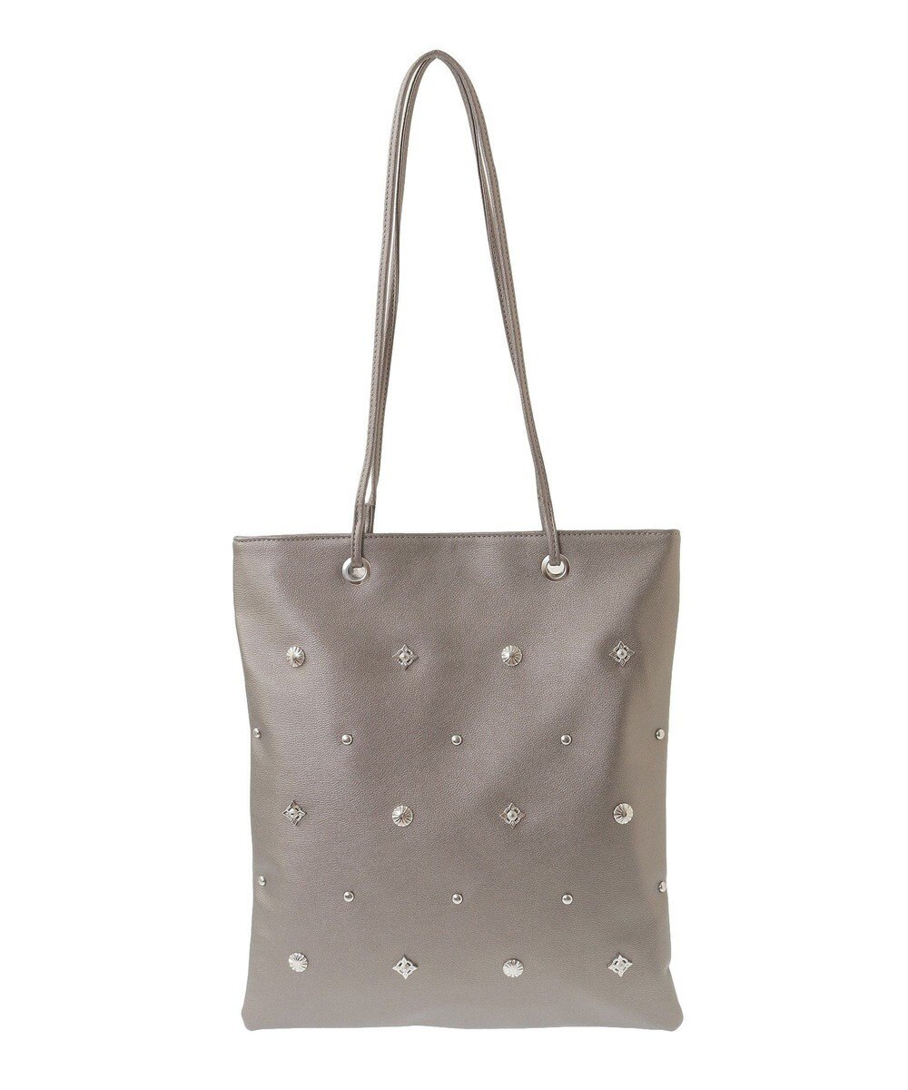 Green Parks ａｎｄｍｉｋｋａ．スタッズ付Ａ４トートバッグ 