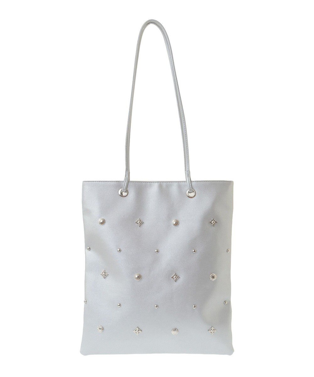 Green Parks ａｎｄｍｉｋｋａ．スタッズ付Ａ４トートバッグ 