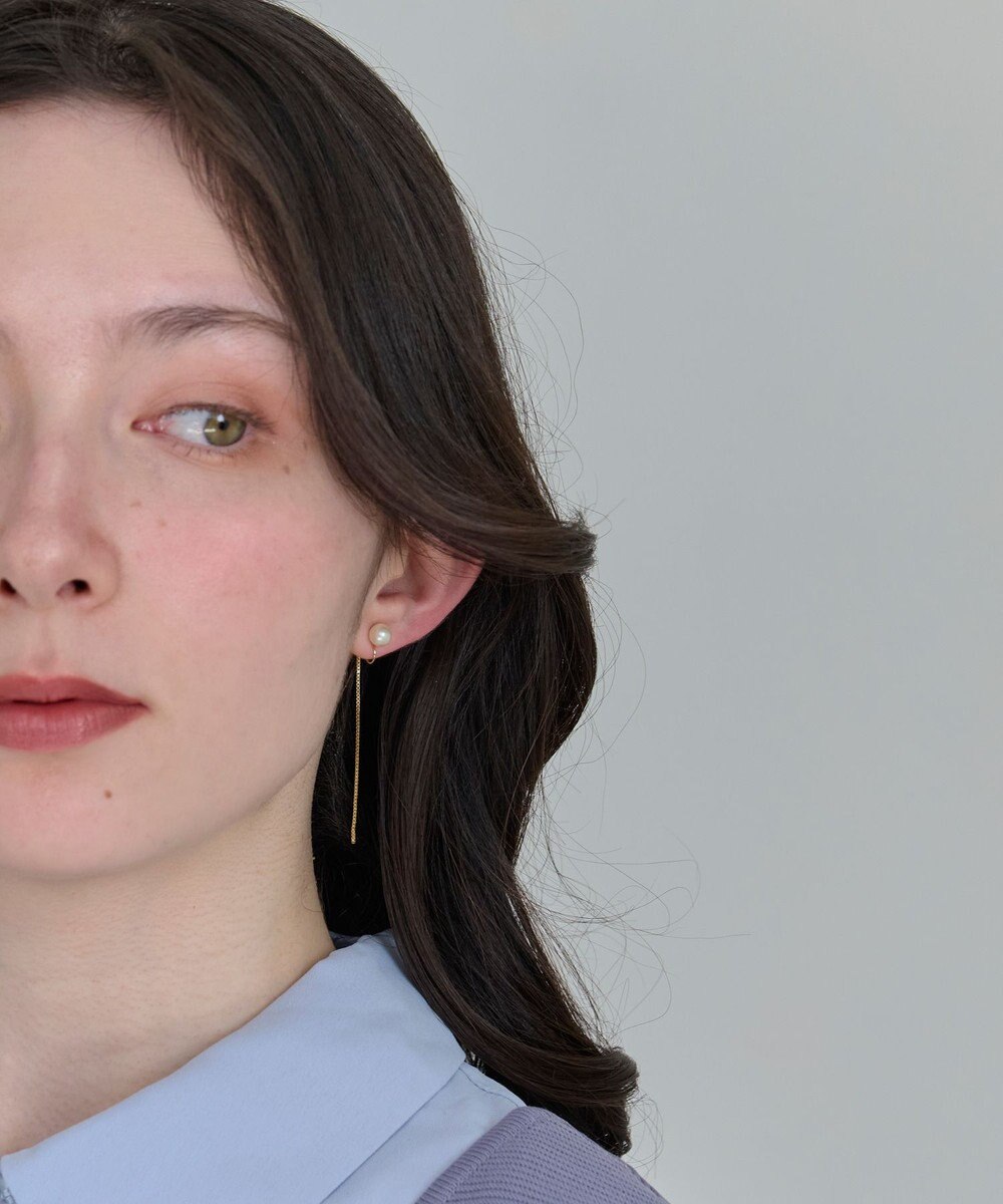 Phoebe 2wayベーシックパールエレガントイヤリング 