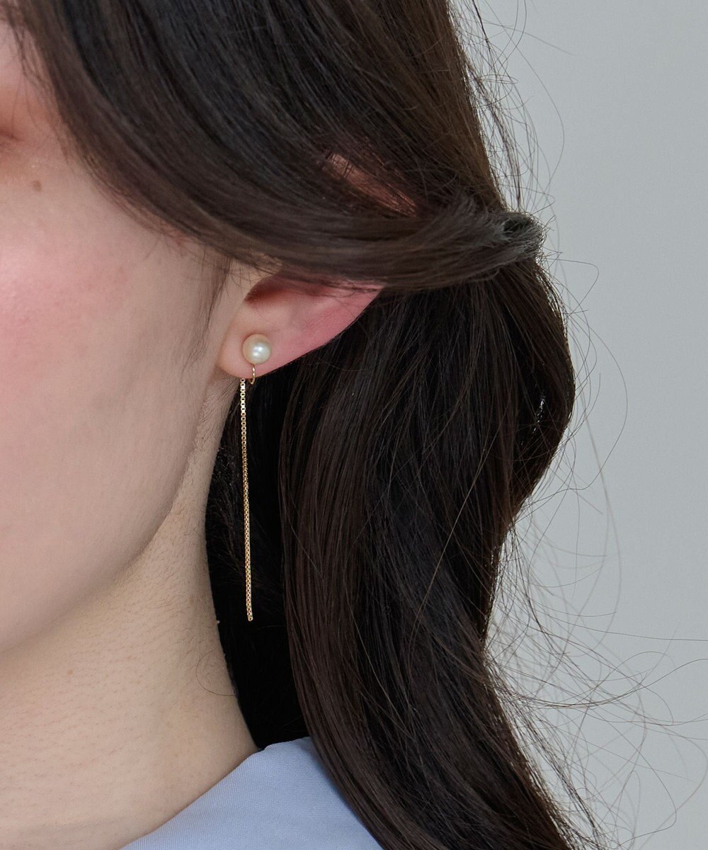 Phoebe 2wayベーシックパールエレガントイヤリング 
