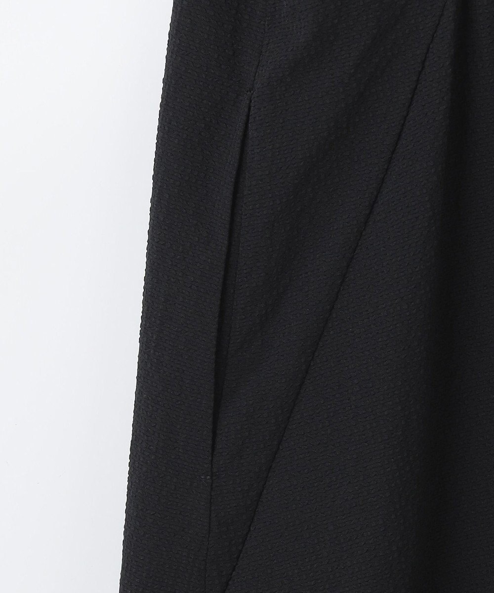 組曲 【WEB限定】サッカーストレッチ バンドカラーワンピース 