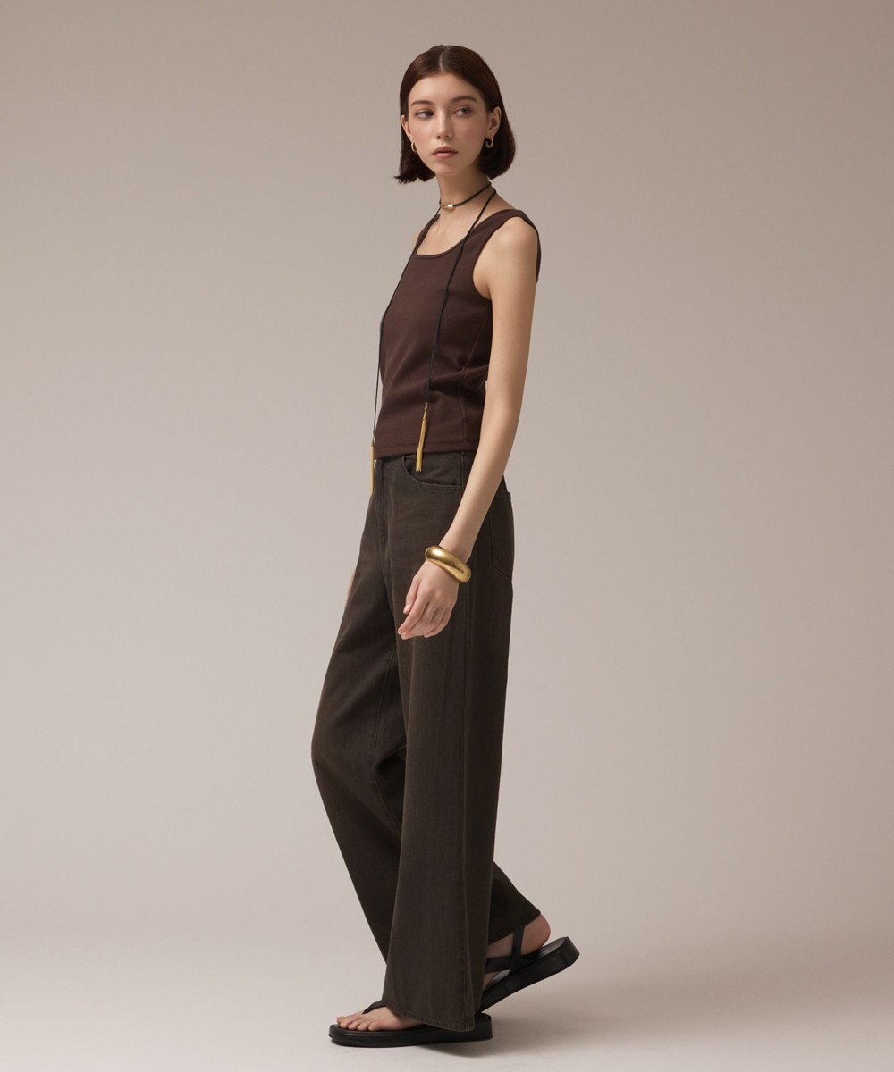 GRACE CONTINENTAL レザーレイヤードチョーカー 