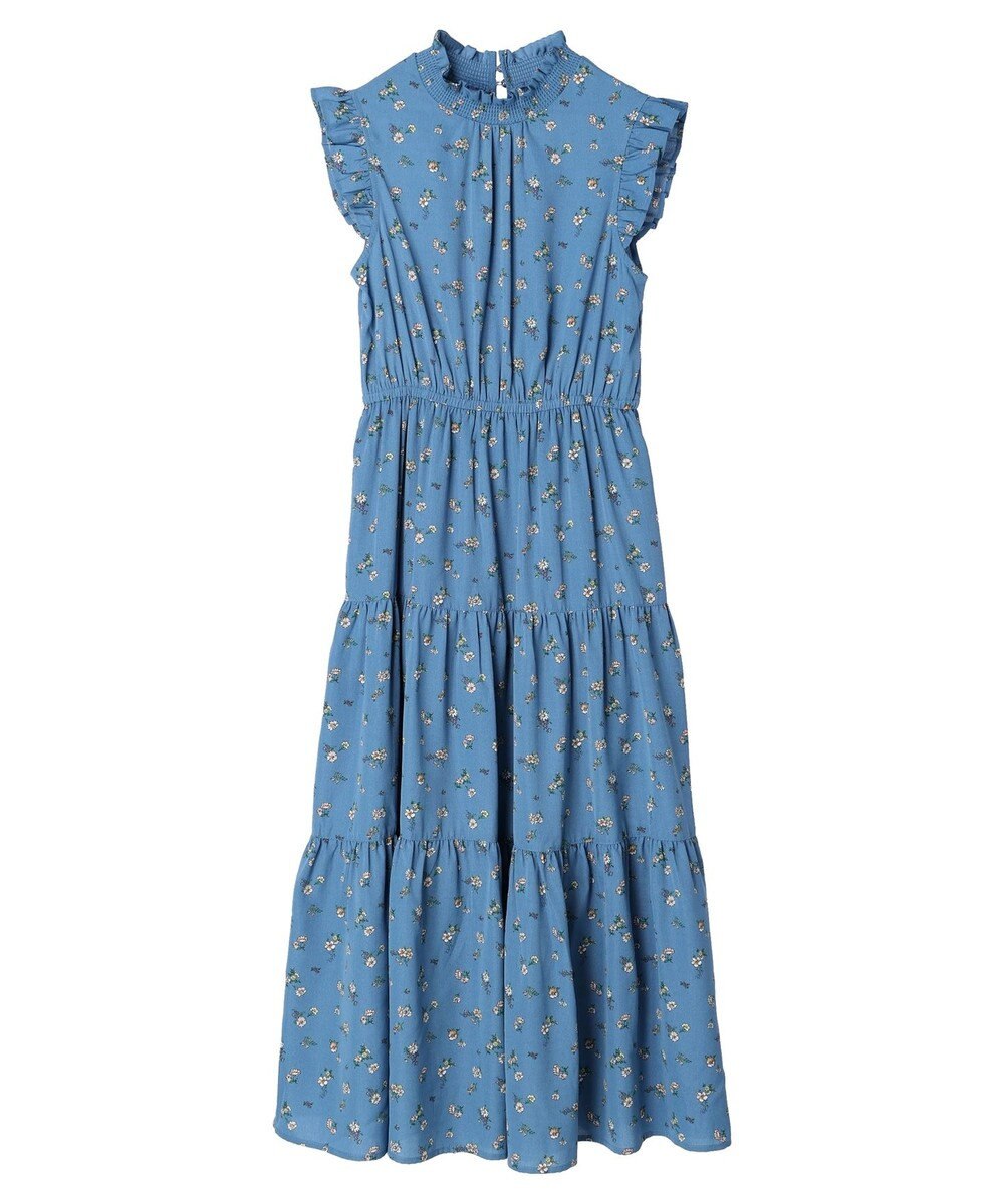 Green Parks ・ＥＬＥＮＣＡＲＥ　ＤＵＥ　フラワーｐｔティアードワンピ 