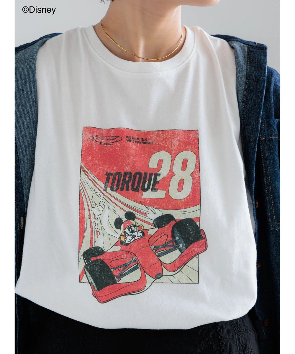 Te chichi 【Disney】MICKEY/フロントプリントTシャツ 