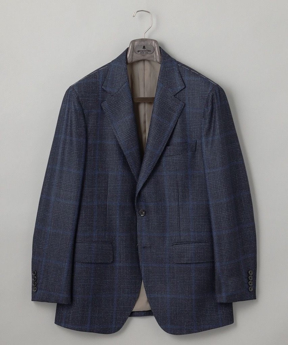 GOTAIRIKU 【Loro Piana Fabric】シルクカシミヤソフトツイード ジャケット ネイビー系4