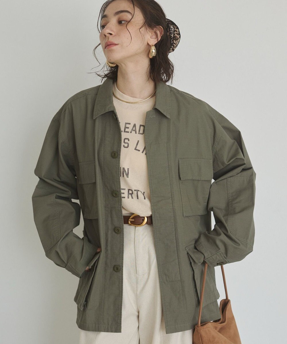 WEGO 【ANGIE VINTAGE】ミリタリー シャツジャケット 