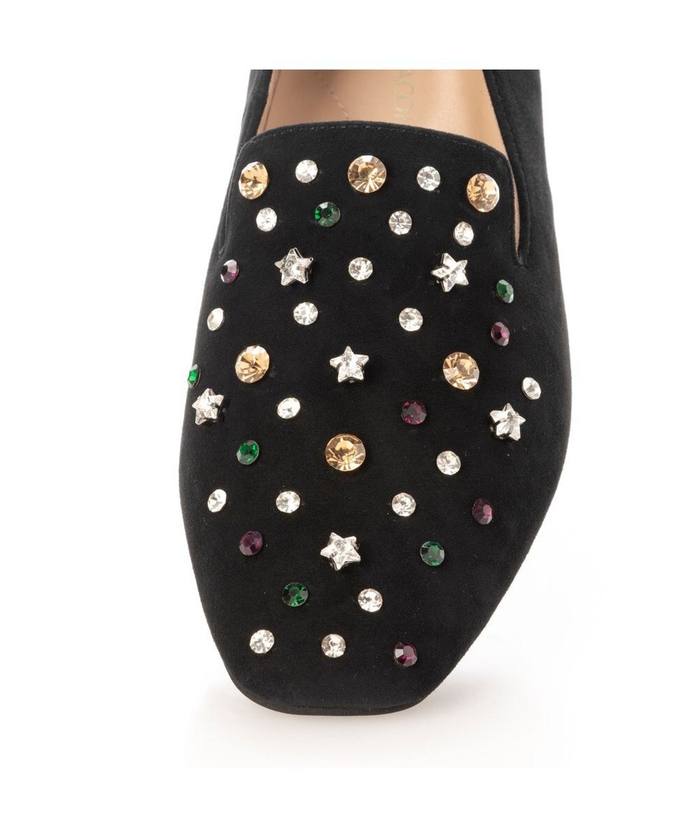 MODE ET JACOMO <MODE ET JACOMO>【軽量】ラインストーンスクエアトゥスリッポン 