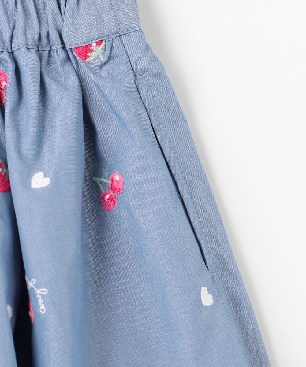 ANY KIDS 総柄刺繍 キュロット 