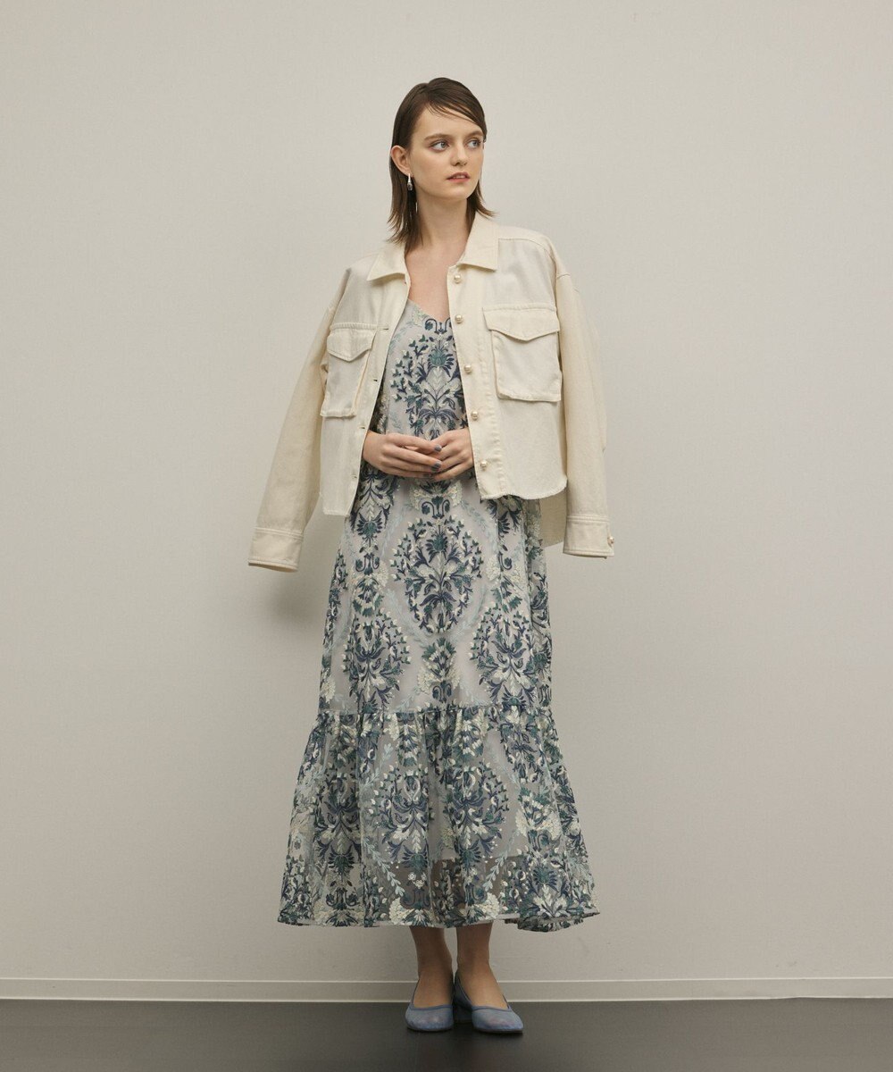 GRACE CONTINENTAL オーナメントembワンピース 