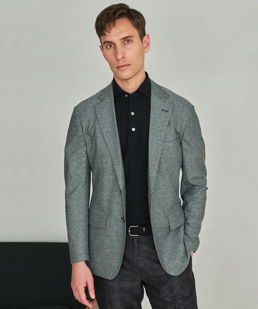 GOTAIRIKU ３年連続売上NO1【吸水速乾/洗える/ストレッチ】ノルマンディーリネン カーディガンジャケット(25/26年モデル) 