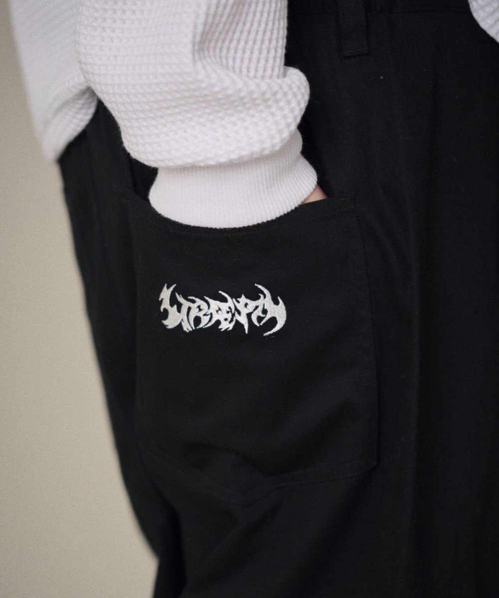 WEGO 【ユニセックス着用ITEM】ステッチカラーチノパンツ 