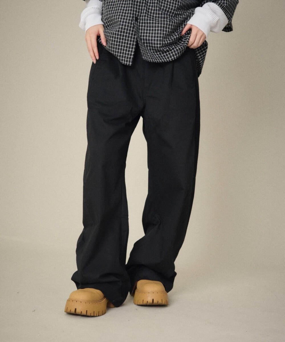 WEGO 【ユニセックス着用ITEM】ステッチカラーチノパンツ 