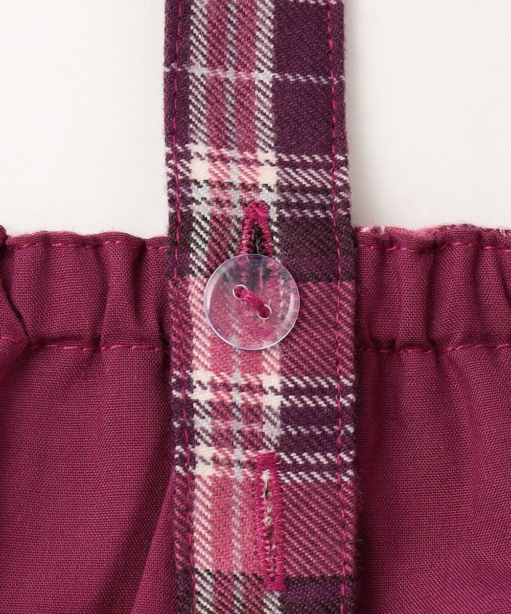 ANY KIDS チェックプリーツジャンパースカート 