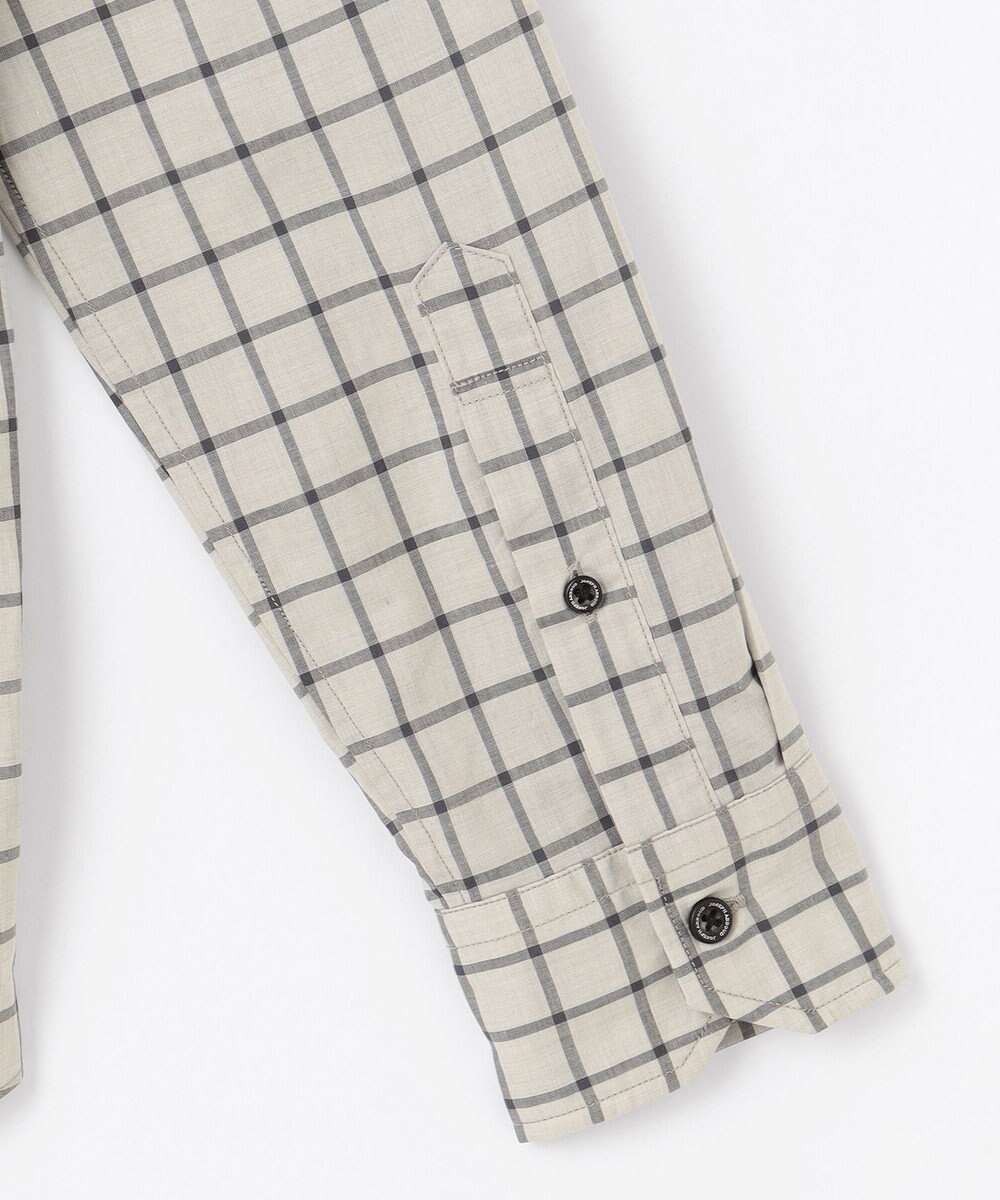 JOSEPH ABBOUD 【綿100％】ファインカウントシャンブレーチェックシャツ 