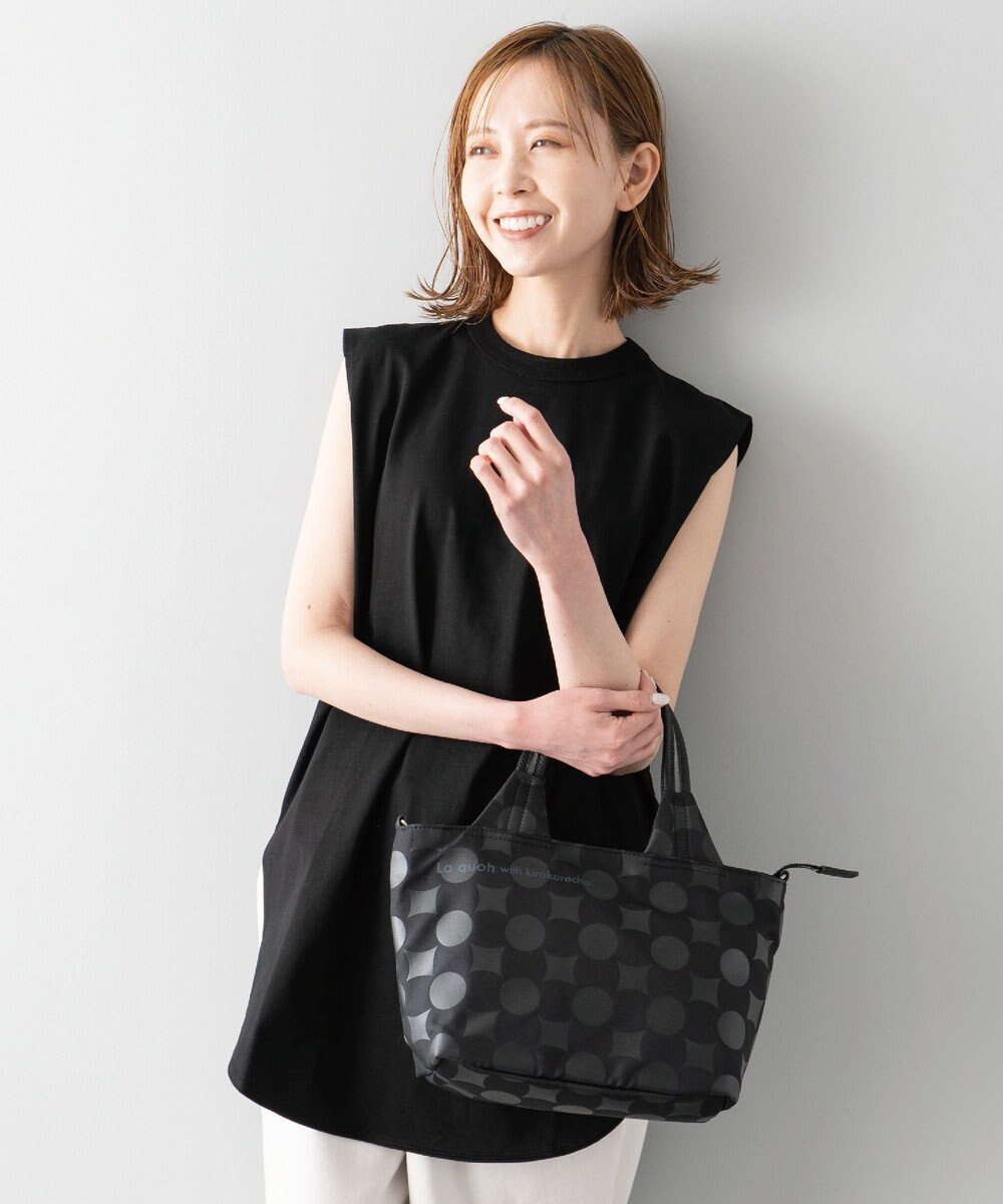 MIYABIYA La quoh with kirakaracho 南蛮七宝ベーシックプリント スモールトート 