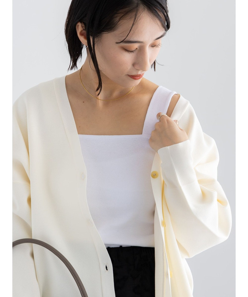 Te chichi テレコスクエアタンクトップ 