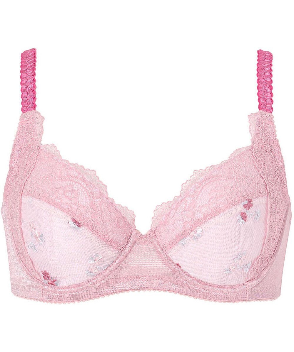 WACOAL 【小顔ブラ】 ブラジャー バストボリュームをコンパクトにメイク しっかり脇押さえ レディース BED403 /ワコール 