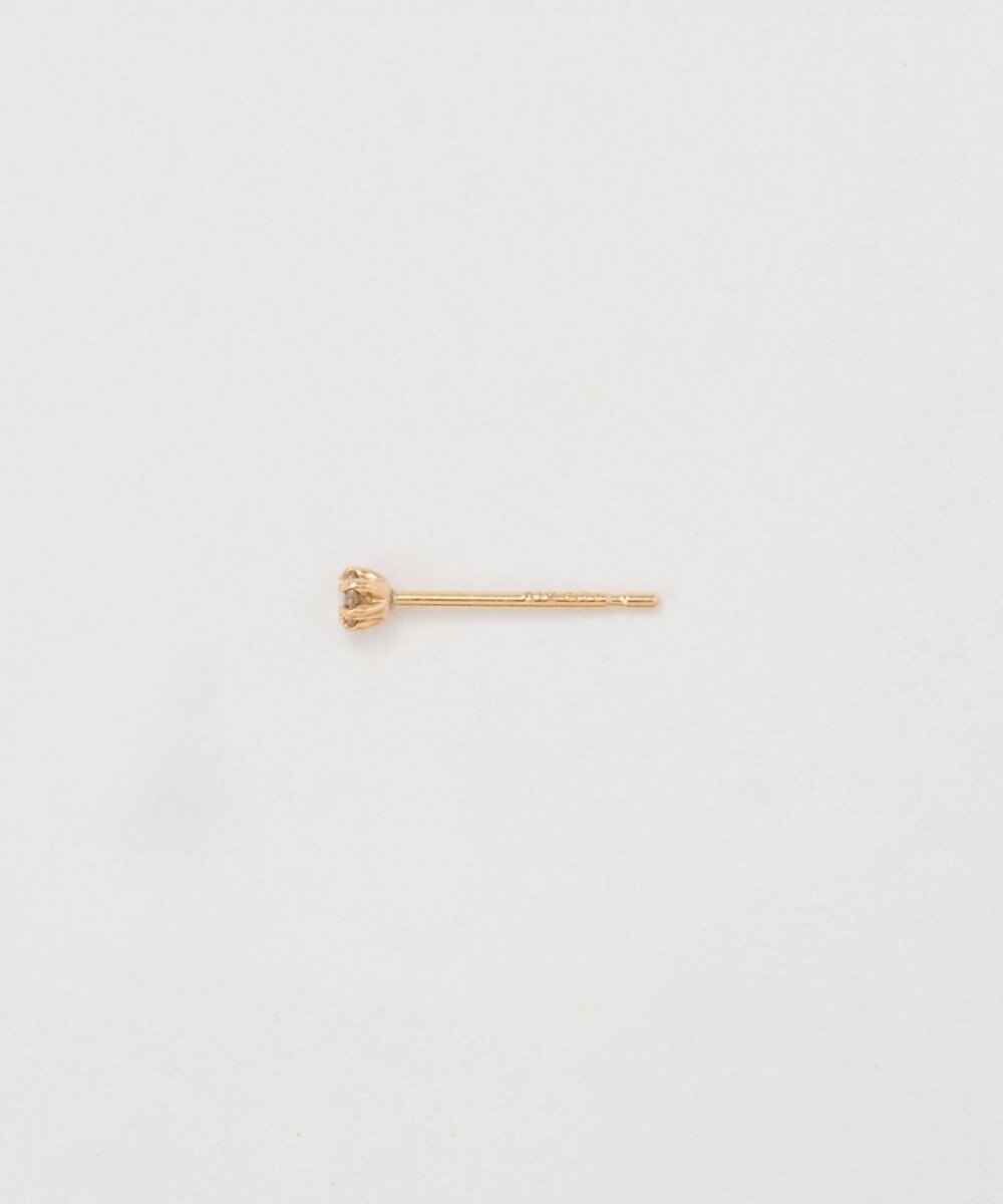 Phoebe 【K10】一粒ダイヤモンドピアス(片耳)　ゴールド 