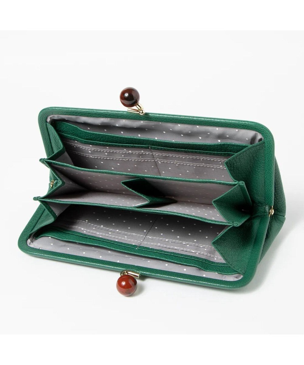 UNBILLION ペルケ perche / アクリル玉がま口長財布 