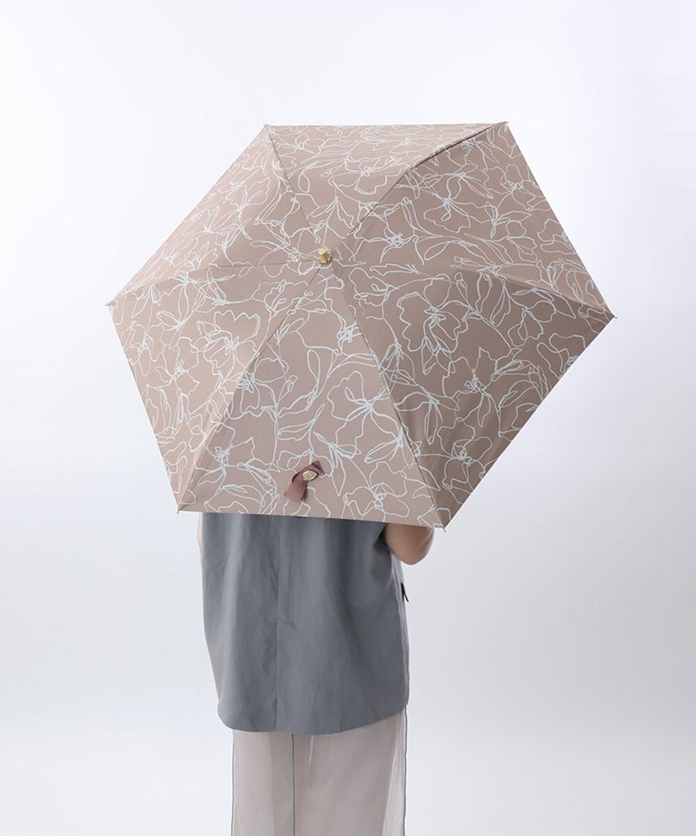 AURORA Beaurance （ビューランス）プリント柄 晴雨兼用トップフラット折傘 