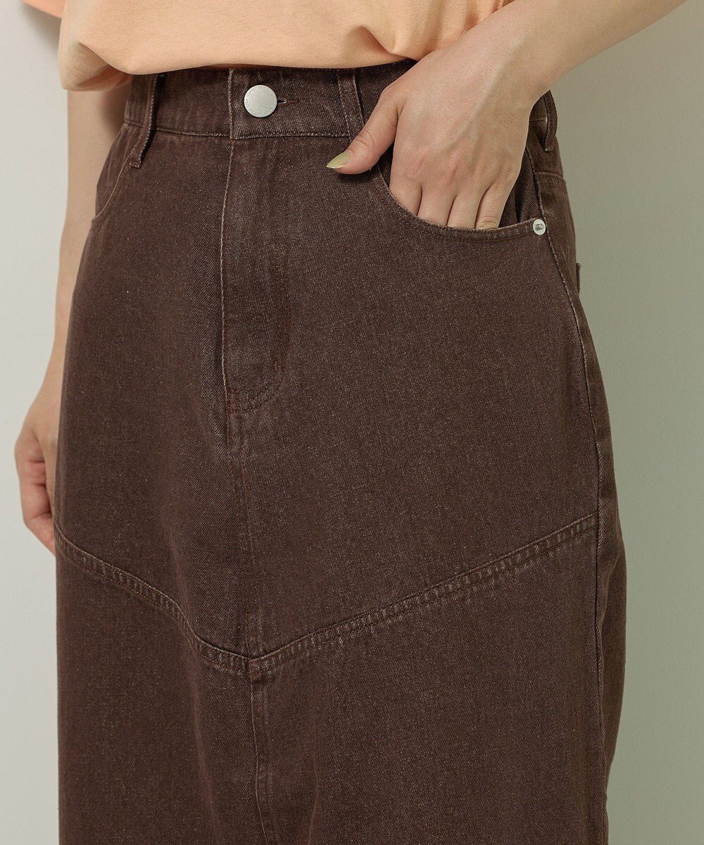 Green Parks デニムタイトロングスカート 