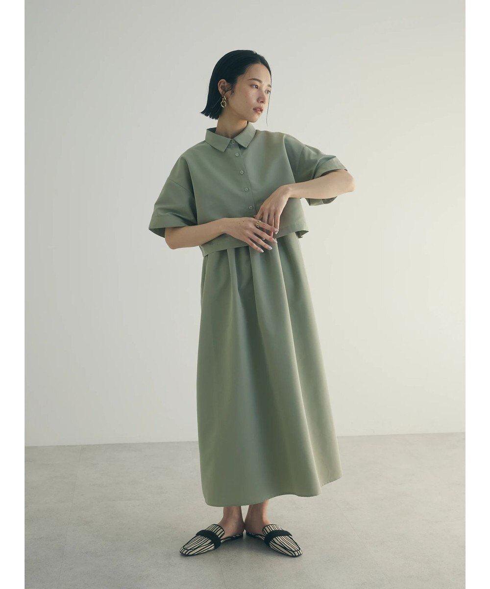 Green Parks armonia．ＳＥＴ２点　シャツワンピース 