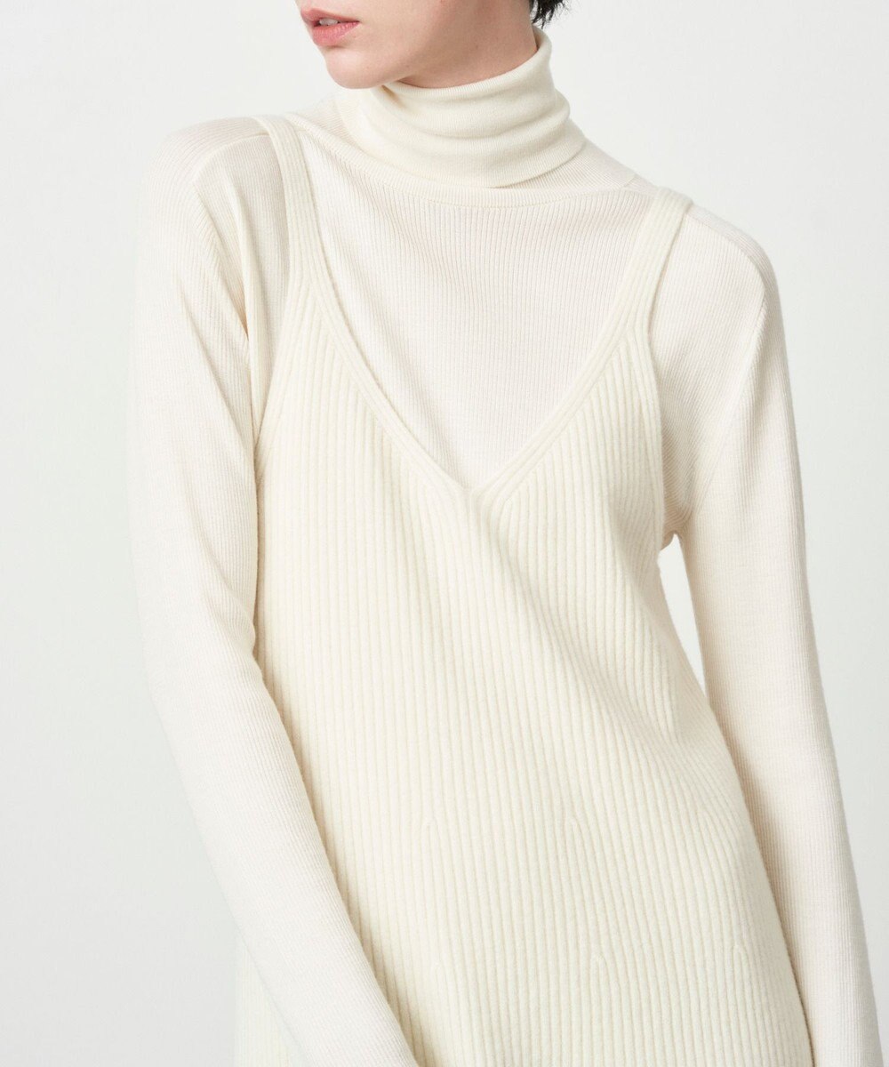 ATON WOOL CASHMERE SILK | タンクトップドレス 