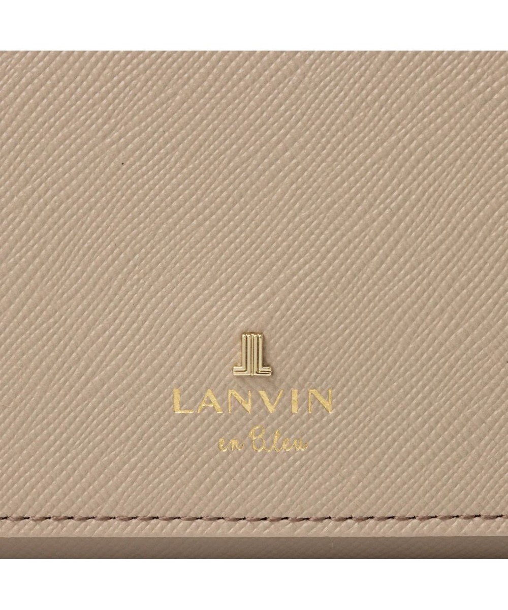 LANVIN en Bleu リュクサンブール かぶせ長財布 