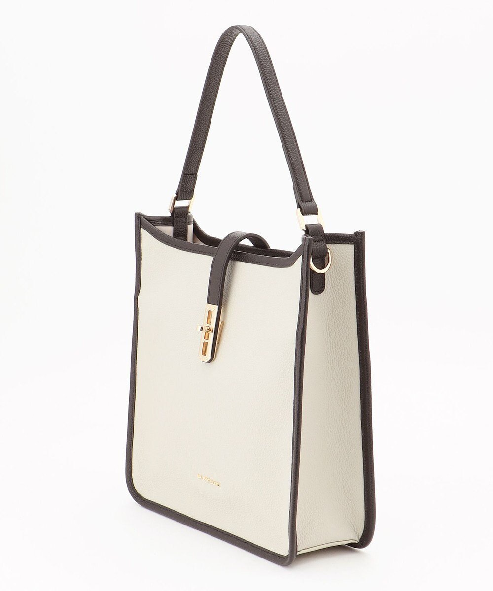 LA BAGAGERIE スクエアレザー2WAYショルダーバッグ 