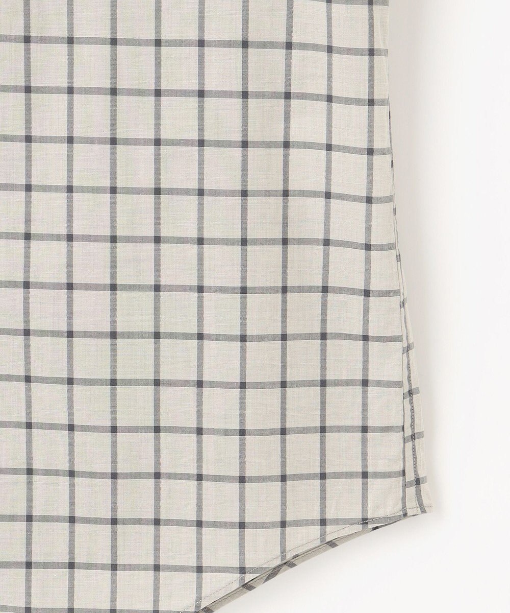 JOSEPH ABBOUD 【綿100％】ファインカウントシャンブレーチェックシャツ 