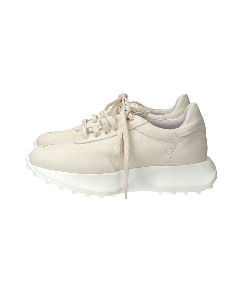 INTER-CHAUSSURES 【QUSHELI】フレアランニングソールスニーカー 