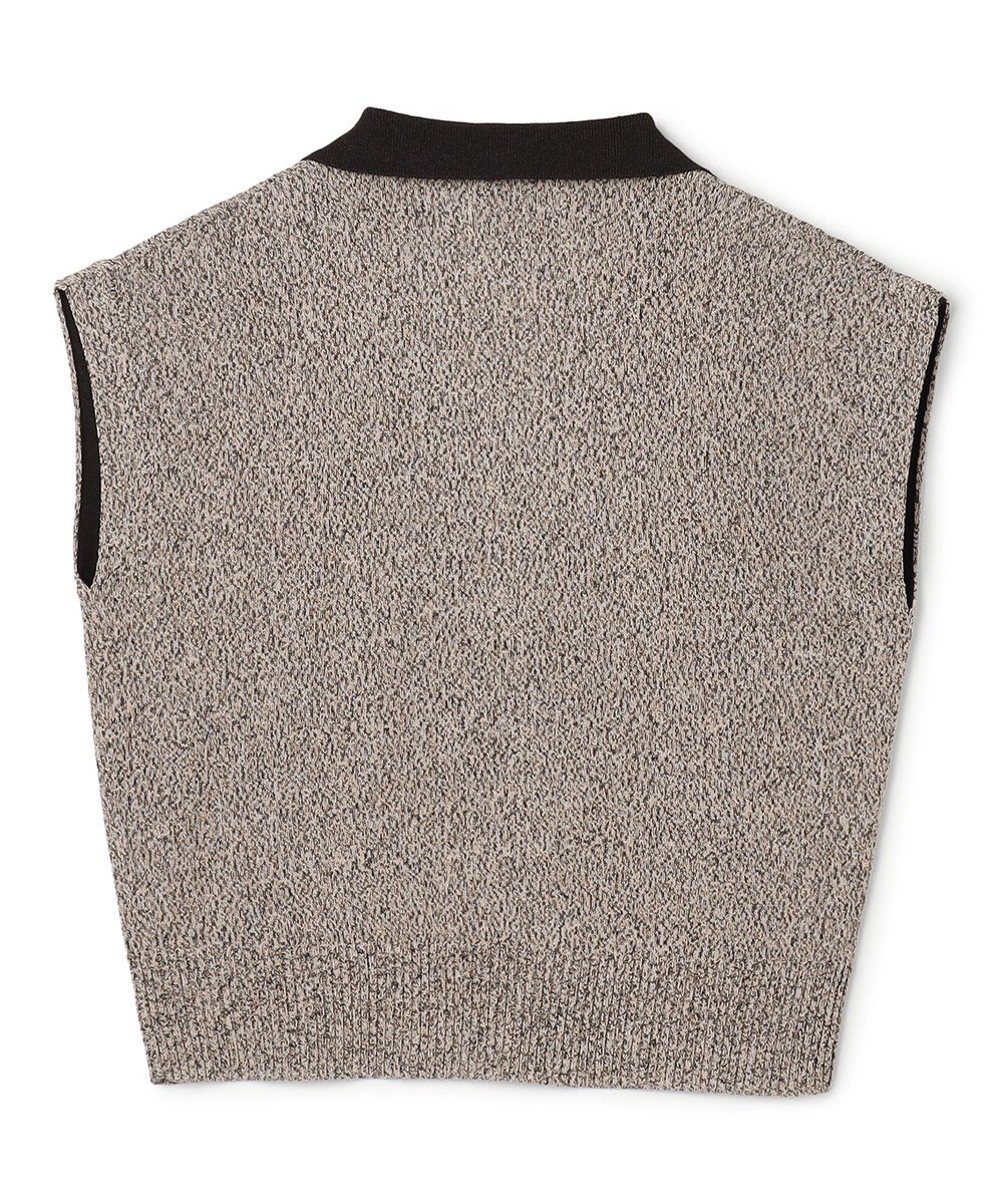 BEIGE， AGATE / バイカラー スキッパーニット 