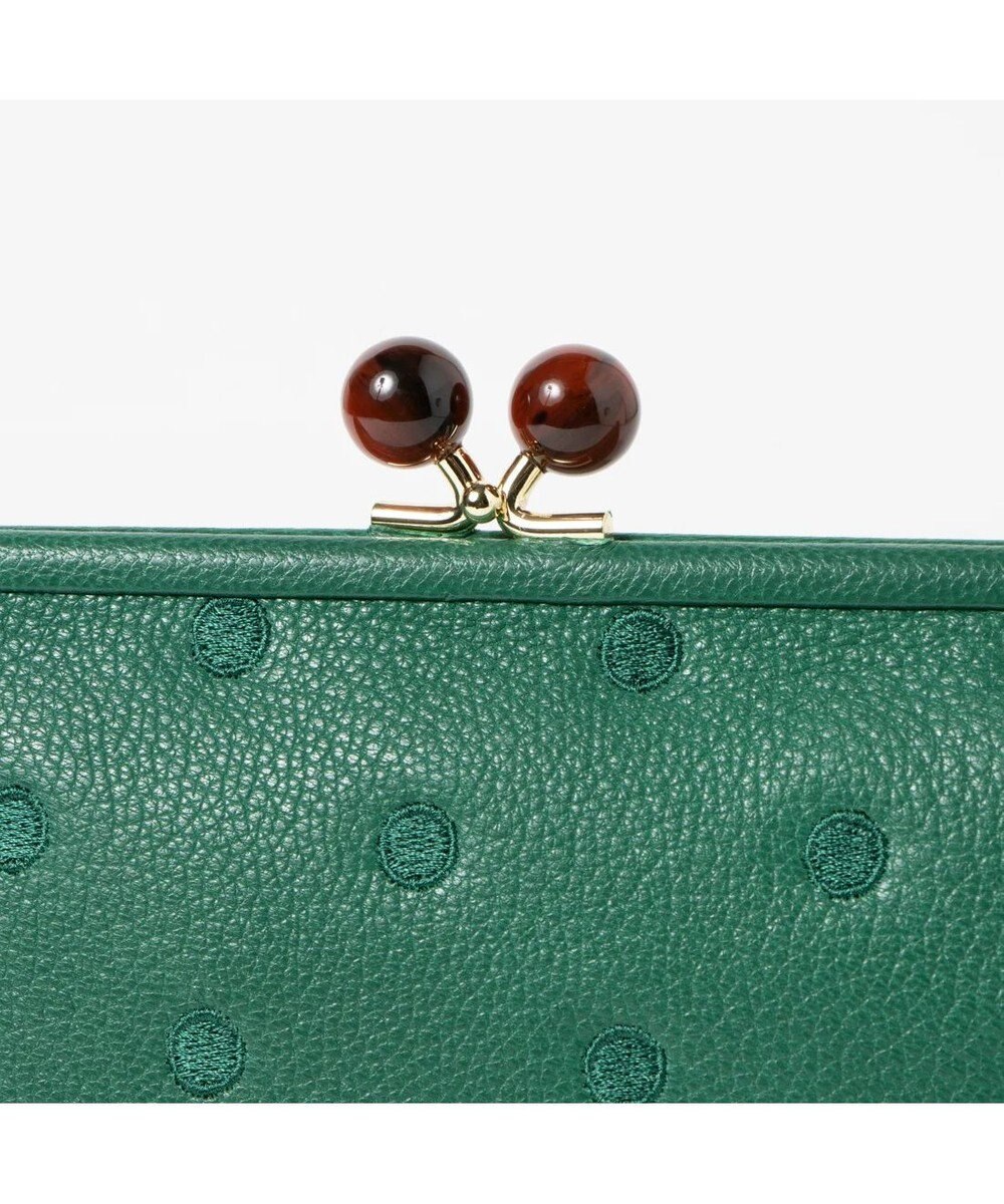 UNBILLION ペルケ perche / アクリル玉がま口長財布 