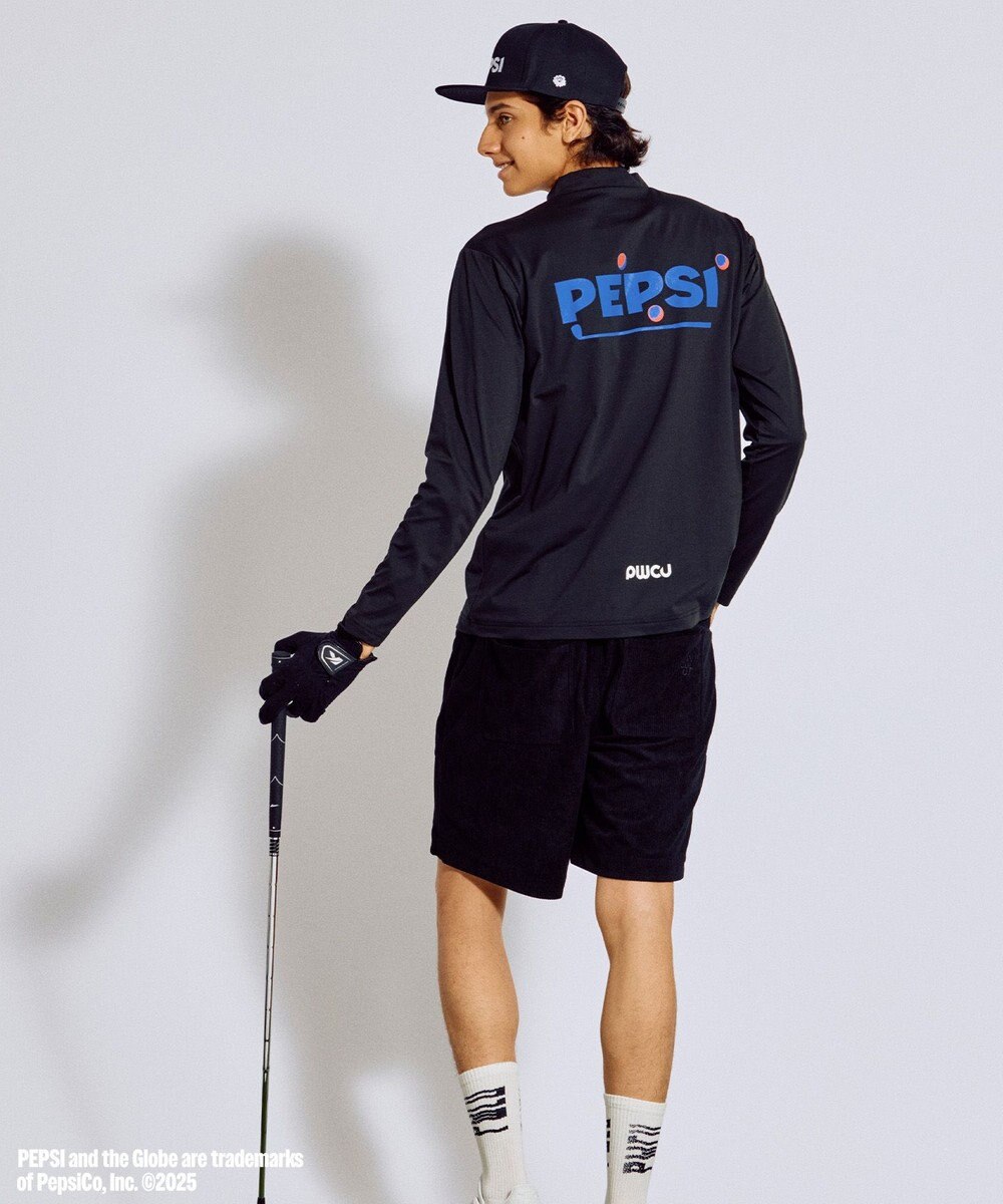 PW CIRCULUS 〈Pepsiコラボ〉【UNISEX】Pepsi GOLF Graphic モックネック ロングT 