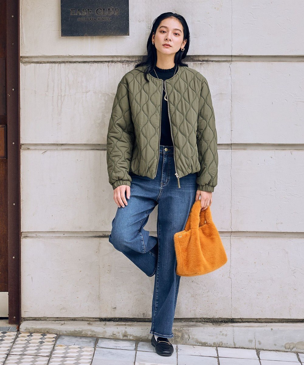 ANY L モールキルトブルゾン 