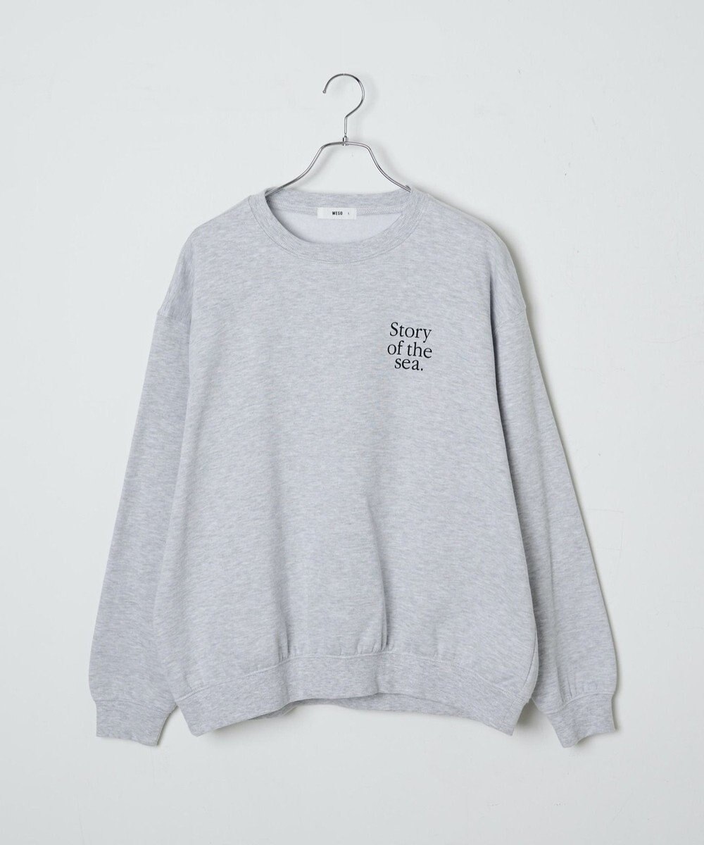 WEGO 【WEB限定】クルーネックプルオーバー 