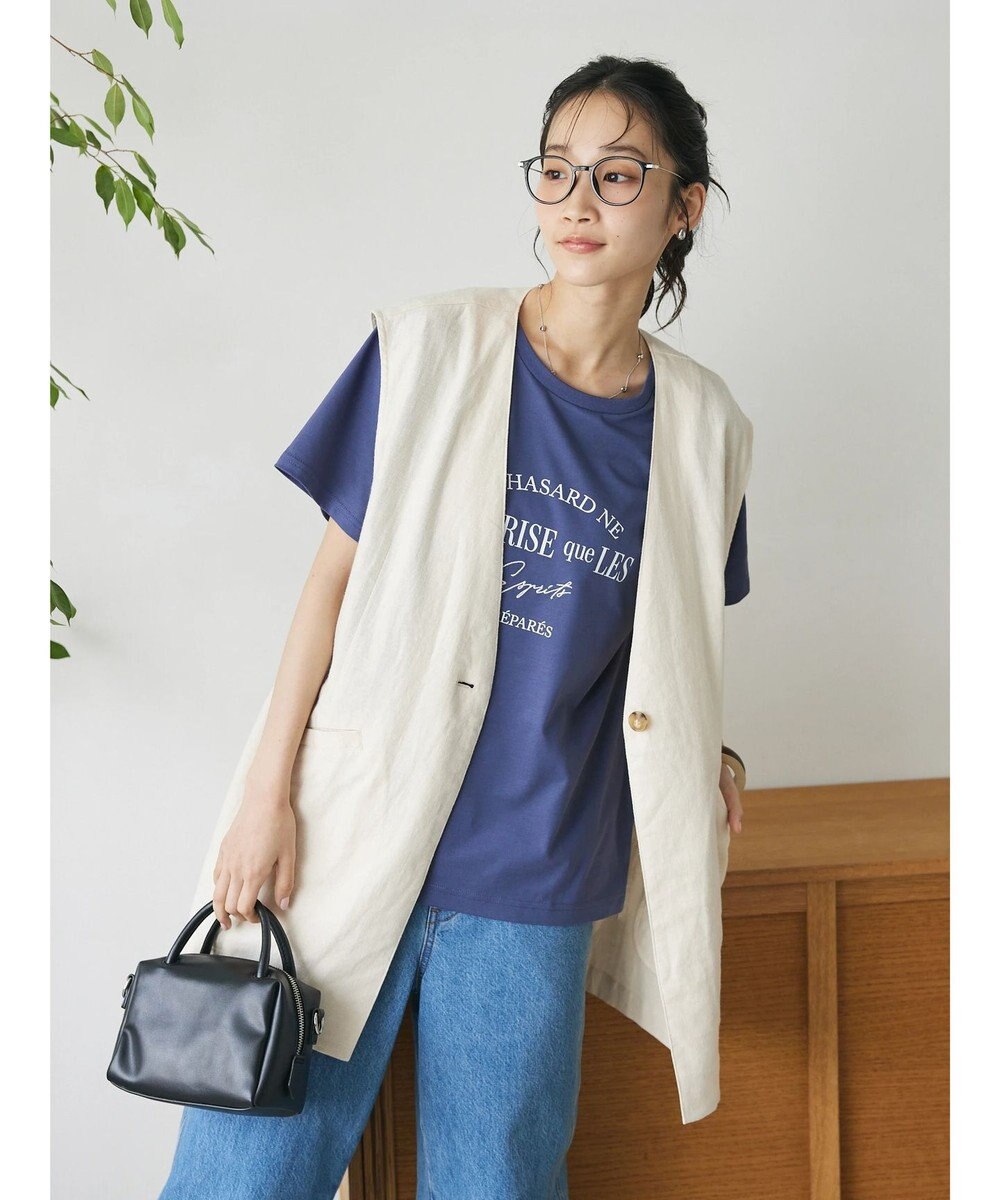 CRAFT STANDARD BOUTIQUE 【キナリノ別注】リネンレーヨンジレベスト 