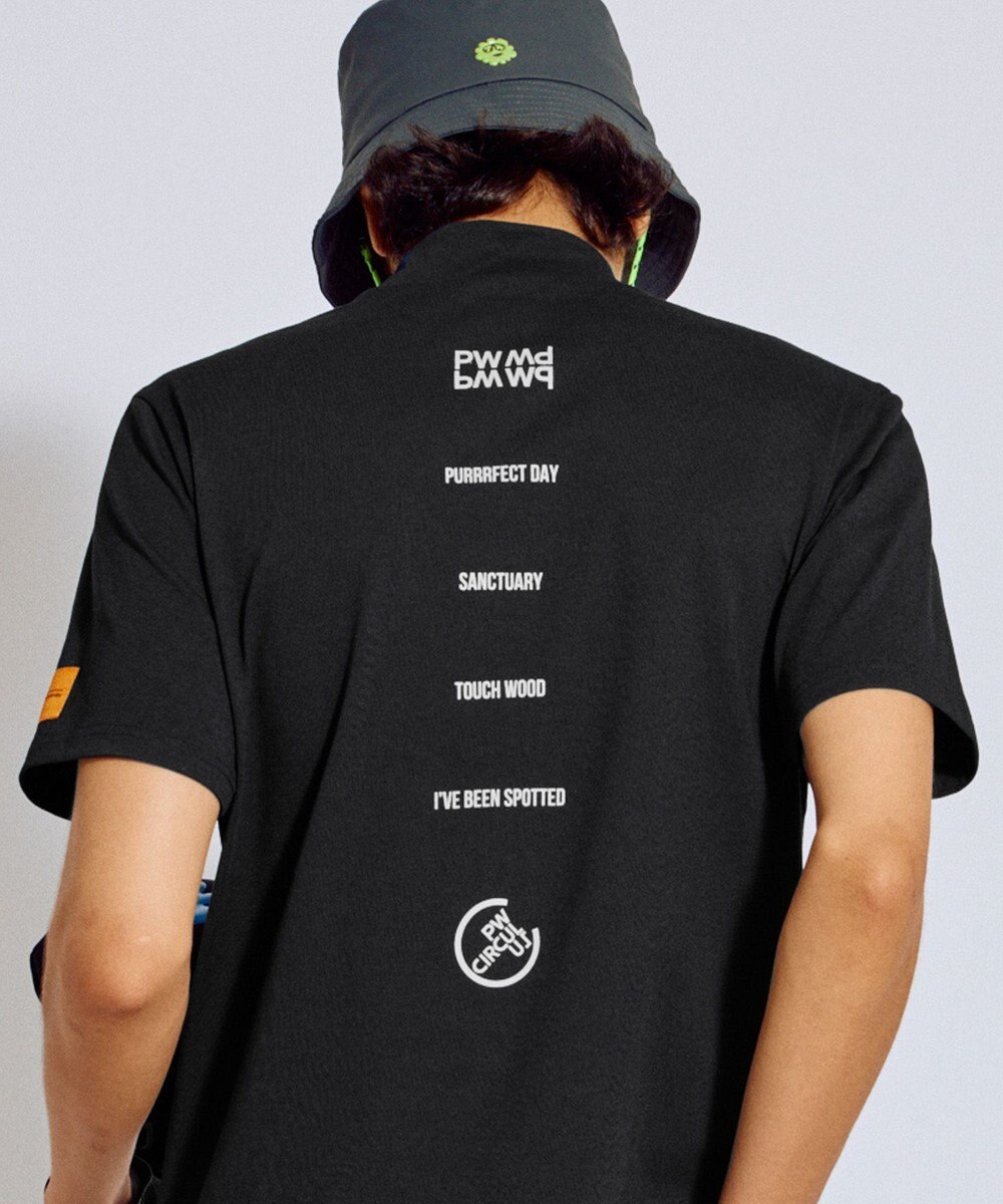 PW CIRCULUS 【吸水速乾 / UV遮蔽率99.5% UVカット / ストレッチ】【MEN】ポケットモックT ゴルフ 