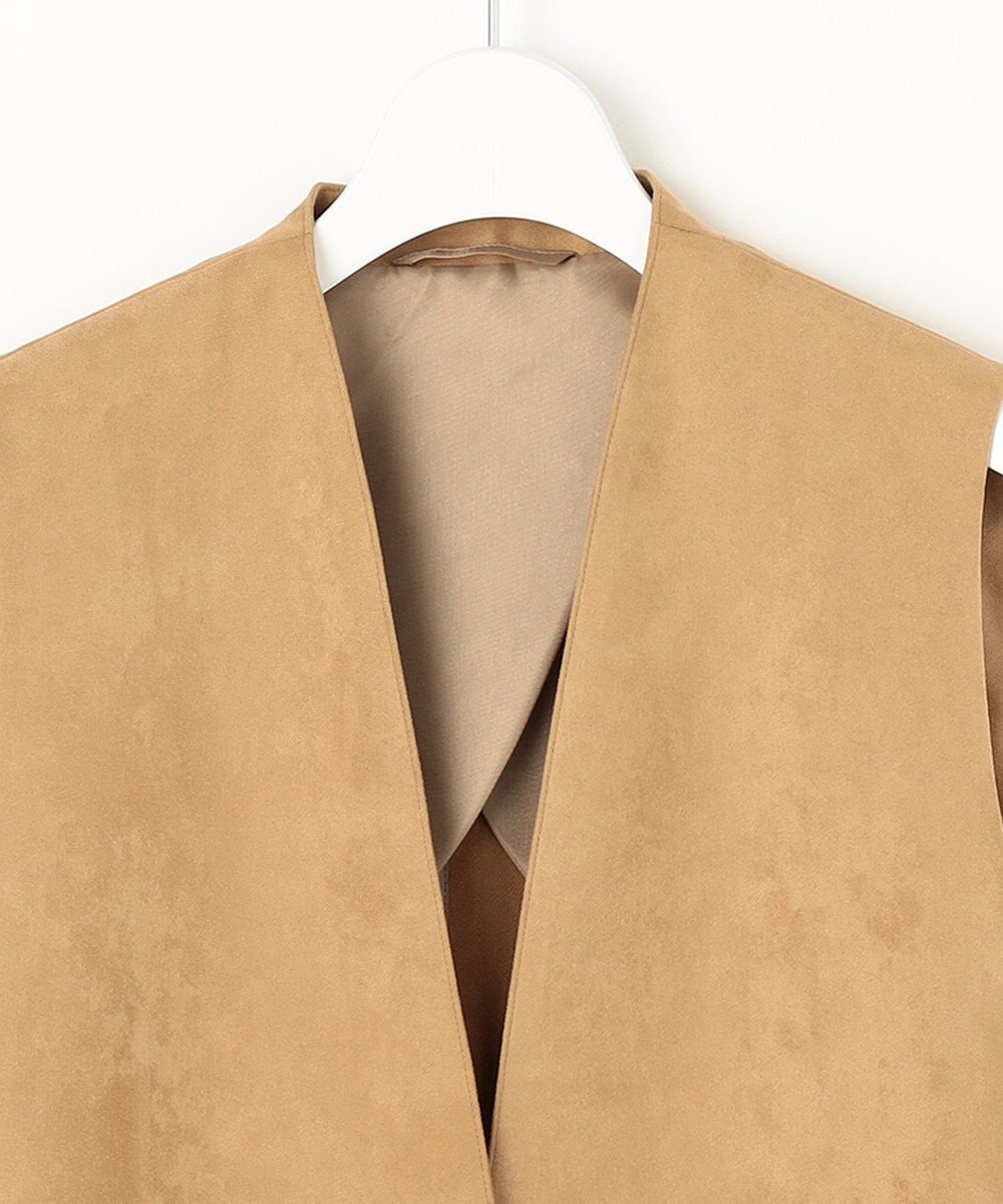 J.PRESS LADIES S ソフィーヌスエード ジレ 